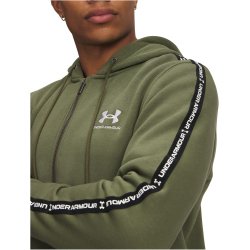 UNDER ARMOUR Icon Taping Fleecejacke Herren 390 - marine od green/white L