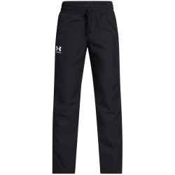 UNDER ARMOUR Rival Woven Stoffhose Jungen 001 - black/white/white XS (122-127 cm)