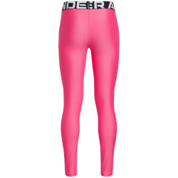 UNDER ARMOUR HeatGear Leggings Mädchen 672 - super pink/white L (149-160 cm)