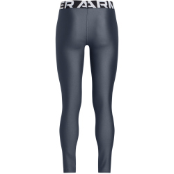 UNDER ARMOUR HeatGear Leggings Mädchen 044 - downpour gray/white L (149-160 cm)