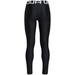 UNDER ARMOUR HeatGear Leggings Mädchen 001 - black/white S (127-137 cm)
