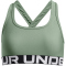 UNDER ARMOUR Crossback Low-Support Sport-BH Mädchen 348 - silica green/white XS (122-127 cm)