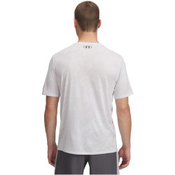 UNDER ARMOUR Tech Vent Jacquard Trainingsshirt Herren 023 - distant gray/black XXL