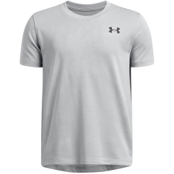 UNDER ARMOUR Tech Vent Jacquard Trainingsshirt Jungen 011 - mod gray/black L (149-160 cm)