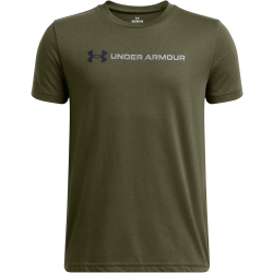 UNDER ARMOUR Schriftzug Logo T-Shirt Jungen 390 - marine od green/black/steel XL (160-170 cm)