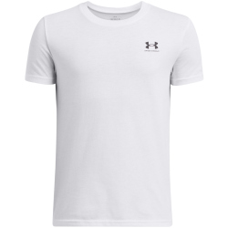 UNDER ARMOUR Sportstyle T-Shirt Jungen 100 - white/black M (137-149 cm)