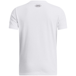 UNDER ARMOUR Sportstyle T-Shirt Jungen 100 - white/black M (137-149 cm)