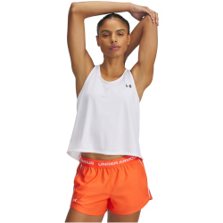 UNDER ARMOUR Tech Swing Trainings-Tanktop Damen 100 - white/black L