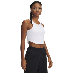 UNDER ARMOUR Rival Rib Tanktop Damen 100 - white/white XS