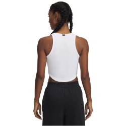 UNDER ARMOUR Rival Rib Tanktop Damen 100 - white/white L