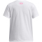 UNDER ARMOUR Big Logo T-Shirt Mädchen 100 - white/super pink/super pink L (149-160 cm)