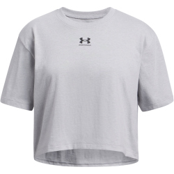 UNDER ARMOUR Rival T-Shirt Mädchen 011 - mod gray...