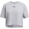 UNDER ARMOUR Rival T-Shirt Mädchen 011 - mod gray light heather/black L (149-160 cm)