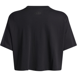 UNDER ARMOUR Rival T-Shirt Damen 001 - black/black/white M