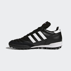 adidas Mundial Team Multinocken Leder-Fußballschuhe schwarz/weiß/rot 40 2/3 (UK 7)