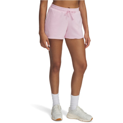 UNDER ARMOUR Rival Terry Fleeceshorts Damen 647 - prime pink/white XS