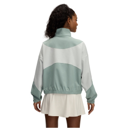 UNDER ARMOUR Rival Woven Jacke Damen 348 - silica green/hydro green/black L