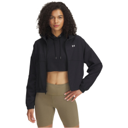 UNDER ARMOUR Rival Woven Jacke Damen 001 - black/white XS