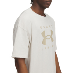 UNDER ARMOUR Heavyweight Oversized Branded T-Shirt Herren 110 - summit white/city khaki L