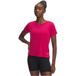 UNDER ARMOUR Launch Camo Laufshirt Damen 681 - shaded fuchsia/reflective S