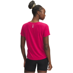 UNDER ARMOUR Launch Camo Laufshirt Damen 681 - shaded fuchsia/reflective S