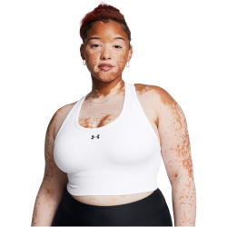 UNDER ARMOUR Vanish Seamless Mid Support Sport-BH Damen 100 - white/black XS