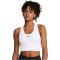 UNDER ARMOUR Vanish Seamless Mid Support Sport-BH Damen 100 - white/black XS