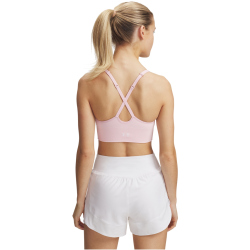 UNDER ARMOUR Vanish Seamless Low Support Sport-BH Damen 647 - prime pink/white M