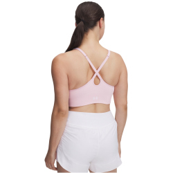 UNDER ARMOUR Vanish Seamless Low Support Sport-BH Damen 647 - prime pink/white M