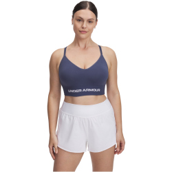 UNDER ARMOUR Vanish Seamless Low Support Sport-BH Damen 044 - downpour gray/white M