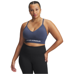 UNDER ARMOUR Vanish Seamless Low Support Sport-BH Damen 044 - downpour gray/white M