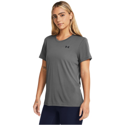 UNDER ARMOUR Tech Solid Trainingsshirt Damen 025 - castlerock/black L