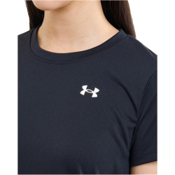 UNDER ARMOUR Tech Solid Trainingsshirt Damen 001 - black/white L