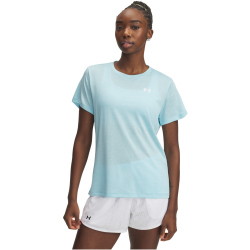 UNDER ARMOUR Tech Twist T-Shirt Damen 494 - stream/white L