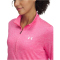 UNDER ARMOUR Tech Twist 1/2-Zip Sportshirt Damen 672 - super pink/white S