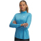 UNDER ARMOUR Tech Twist 1/2-Zip Sportshirt Damen 452 - ether blue/midnight navy/white XS