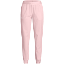 UNDER ARMOUR ArmourSport Woven Jogginghose Mädchen 647 - prime pink/white L (149-160 cm)