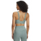 UNDER ARMOUR Infinity 2.0 High Support Zip Sport-BH Damen 348 - silica green/silica green L A-C