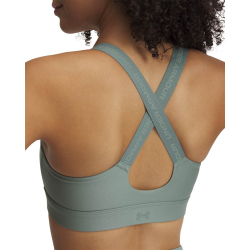 UNDER ARMOUR Infinity 2.0 High Support Zip Sport-BH Damen 348 - silica green/silica green XL D-DD