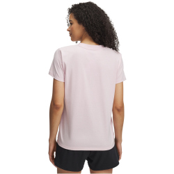 UNDER ARMOUR Off Campus Core T-Shirt Damen 648 - prime pink/white L