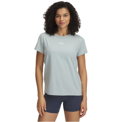 UNDER ARMOUR Off Campus Core T-Shirt Damen 349 - silica green/white XXL