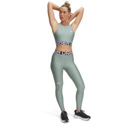 UNDER ARMOUR HeatGear Leggings Damen 348 - silica green/white M