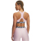 UNDER ARMOUR HeatGear Armour Mid Support Sport-BH Damen 647 - prime pink/white L