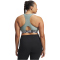 UNDER ARMOUR HeatGear Armour Mid Support Sport-BH Damen 348 - silica green/white S