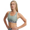 UNDER ARMOUR HeatGear Armour Mid Support Sport-BH Damen 348 - silica green/white L
