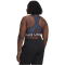 UNDER ARMOUR HeatGear Armour Mid Support Sport-BH Damen 044 - downpour gray/white XS