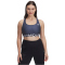 UNDER ARMOUR HeatGear Armour Mid Support Sport-BH Damen 044 - downpour gray/white XS