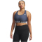 UNDER ARMOUR HeatGear Armour Mid Support Sport-BH Damen 044 - downpour gray/white S