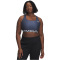 UNDER ARMOUR HeatGear Armour Mid Support Sport-BH Damen 044 - downpour gray/white L