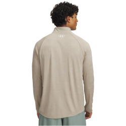 UNDER ARMOUR Tech Textured 1/2-Zip Trainingsshirt Herren 299 - city khaki/khaki base/white M